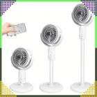 Bezvadu stāvošais ventilators terasei, grīdai un birojam ar tālvadības pulti, 3w1, 38–82 cm
