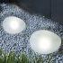 Saules LED akmens dārza lampa terasei, āra lietošanai, eleganta, 14cm
