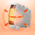 Pārnēsājams termoventilators, elektriskais sildītājs un ventilators 600W