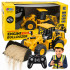 RC buldozers ar tālvadības pulti, celtniecības tehnika, liels
