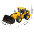 RC buldozers ar tālvadības pulti, celtniecības tehnika, liels
