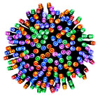 Ziemassvētku dekoratīvā gaismas virtene, daudzkrāsaina, RGB, 200 LED, 20 m