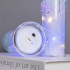 Elektriskā LED svece, sveces ieliktnis kapu lukturiem ar baterijām un spīdumiem 19,5 cm