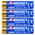 Sārma baterijas, 10 iepakojumi pa 4 gab., Rocket RL03 AAA LR3 1,5V