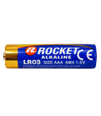 Sārma baterijas Rocket, pirkstiņbaterijas – 300 gab. (30 × 10), LR03 AAA 1,5V LR3