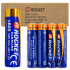 Sārma bateriju komplekts Rocket, 45 komplekti pa 4 gab. (180 gab.), LR03 AAA 1,5V LR3