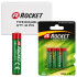Rocket cinka–oglekļa bateriju komplekts, AAA R03 1,5V, 10x4 gab.