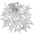 Dekoratīva Ziemassvētku LED gaismas virtene ar zvaigznēm, aizkars, 120 LED, 2m