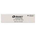 Alkalīno pogveida bateriju komplekts Rocket 20x10 Szt AG10 1,5V LR54