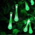 Saules enerģijas Ziemassvētku LED virtene ar lāstekām dārzam, 50 LED, 7,5 m