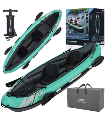 Piepūšamā tūristu kajaka ar airiem un sūkni 2 personām, 330 x 86 x 48 cm, Bestway Hydro-Force Ventura Elite X2