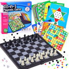 Spēļu komplekts 18 vienā: galda spēles, šahs GR0081