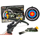 Arbalets ar lāzera tēmekli un mērķi