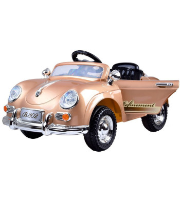 Elegants retro elektromobilis bērniem PA0057M 2 x motors 12V