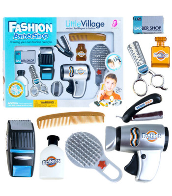 Elegants frizieru komplekts BARBER + piederumi ZA2101
