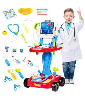 Ārsta komplekts bērniem – medicīnas ratiņi ZA2155CZ