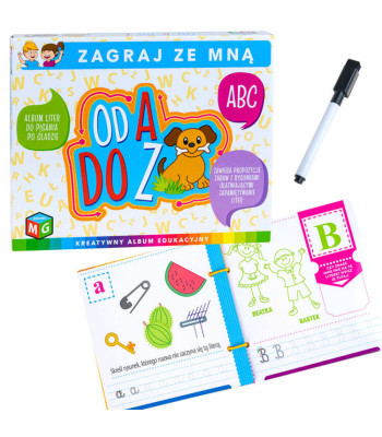 Multigra No A līdz Z – izglītojošs albums rakstīšanas apguvei KS0011