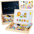 Koka Magnētiskā Tāfele Ar Piederumiem