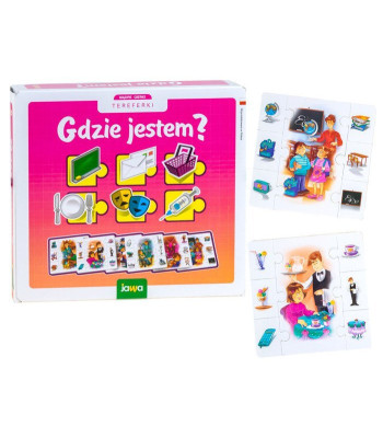 Jawa loģiskā spēle “Kur es esmu?” – izglītojoša puzle pirmsskolas vecuma bērniem GR0303