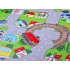 Lielās putu puzles PILSĒTA Mīkstā paklāja bērniem spēlēties 120x120cm ZA2510