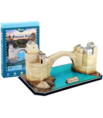 3D puzle Stari Most Mostarā ZA2900, 64 elementi