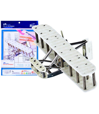 3D puzle – brāļu Wright lidmašīna, Flyer, ZA2905, 51 elements