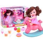 Lelle - šūpuļzirgs komplekts ZA2927