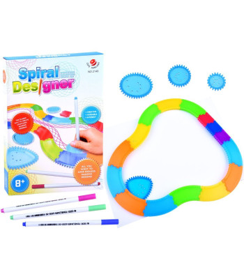 Spirogrāfa zīmēšanas komplekts radošām spirālēm TA0080
