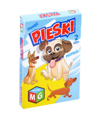 Multigra kārtis spēlēm Piotruś un Atmiņa, Suņi GR0389