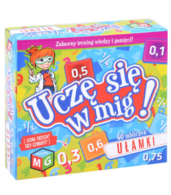 Multigra izglītojošā spēle “Mācos zibenīgi – daļskaitļi” GR0396