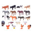 Saimniecības Dzīvnieki 20 Figūriņas ZA3105