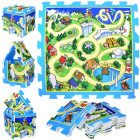 Putas puzles PILSĒTA - IELAS Paklājs zīdaiņiem 93x93cm ZA3150