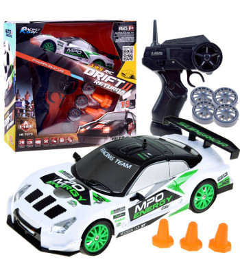 Tālvadības drifta auto AUTO drift ar pulti, RC konusi RC0506