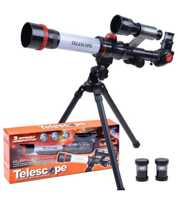 Optiskais teleskops ar statīvu, 20x 30x 40x ES0020