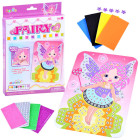 Radošā Mozaīka Putuplasta Uzlīmes Feja