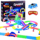 Fluorescējošā auto trase ar tālvadību 656 cm garumā