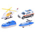 Policijas Laiva un Helikopters Komplektā