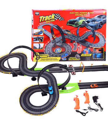 Liela sacīkšu trase ar 2 automašīnām 787 cm RC0546