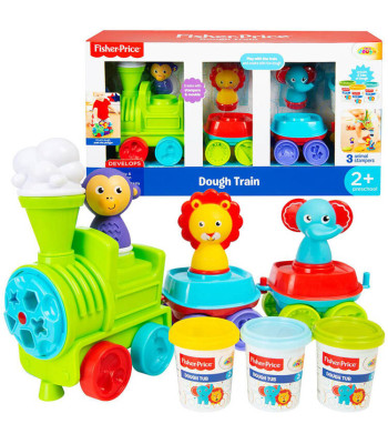 Fisher Price plastilīna vilcieniņš, 3 krāsas ZA3619