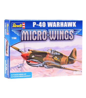 Revell Micro Wings lidmašīnas modelis 1:144 P-40 Warhawk RV0019