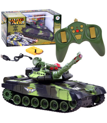 Radio vadāms kaujas tanks 2,4 GHz RC0036ZI