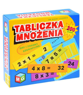 Multigra izglītojoša spēle reizināšanas tabulas apguvei GR0458