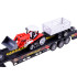Kravas auto ar platformu + traktors ar piekabi, tālvadības komplekts R/C RC0208