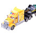 Kravas auto ar platformu + traktors ar piekabi, tālvadības komplekts R/C RC0208
