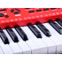 Orgāns Keyboard ar mikrofonu 61 taustiņi sarkans IN0132