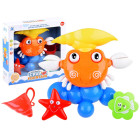 Krāsainais krabis ar strūklaku