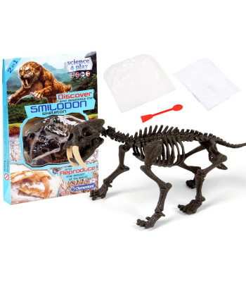 Clementoni Smilodon – izveido zobenzobu tīģera skeletu ZA3713