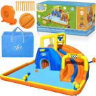 Bestway lielais ūdens rotaļu laukums ar slidkalniņu