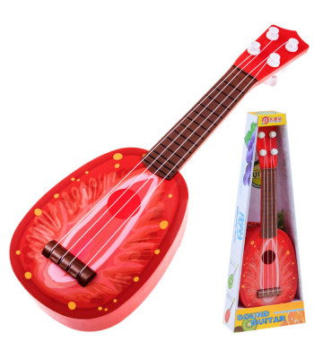 Ukulele ģitāra bērniem ar augļu dizainu 37 cm IN0033