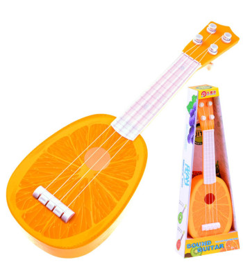 Augļu ukulele – ģitāra bērniem IN0033, 37 cm